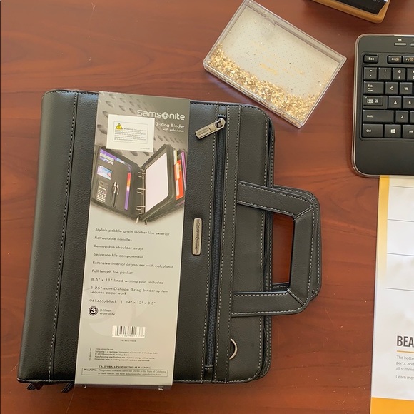 Samsonite 3 Ring Binder Organizer 